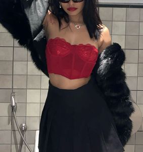 Red Lace Corset