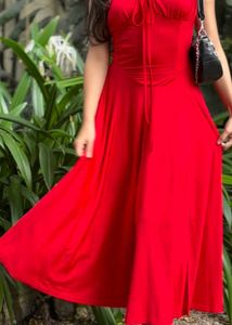 Newme Stunning Red Maxi Dress