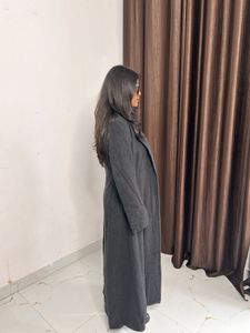 Long Grey Trench Coat