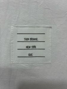 THOM BROWNE White Button Down Shirt