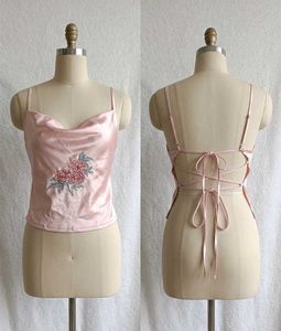 chatpata  Satin top with Floral Embroider