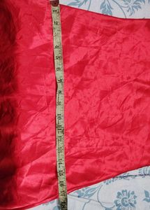 red Satin Slip Dress