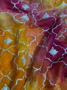 Stunning Ombre Semi piyor Saree