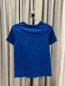 Blue Cutout T-Shirt