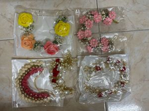Assorted Floral Hair Accessories Set