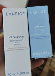 Laneige Cream Skin Mist &amp; Water Bank Gel Cleanser