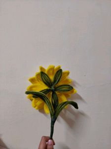 Crocheted Sunflower Decoration
