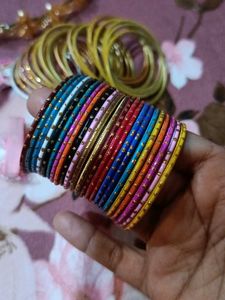 Vibrant Multicolored Bangles Set