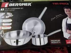 Bergner Tri-Ply Cookware Set