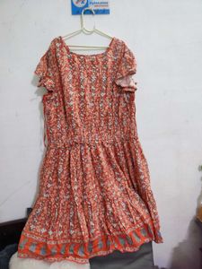 Boho Floral Print Summer Dress