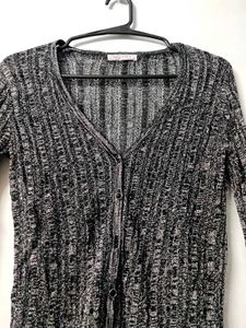Women's Long Sleeve Button-Up Cardigan