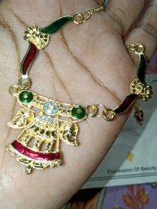 Beautiful Necklace With Earrings For Kids