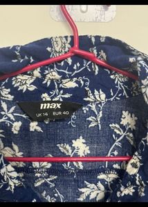 Navy Floral Tunic top