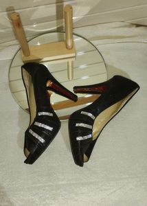 Pencil Black Heels👠❤