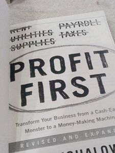 Profit First Book by Mike Michalowicz