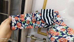Floral Print Crop Blouse