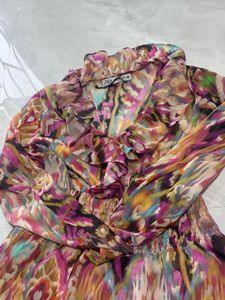 Bohemian Floral Print Maxi Dress