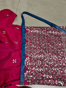 Pink Embellished Indian Blazer
