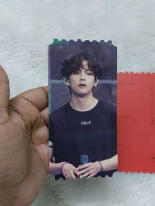 Jin And V MOTS ONE Official Holo Tickets