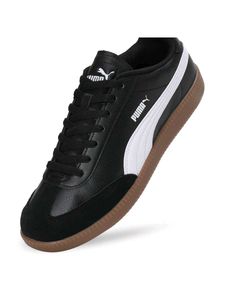Puma Unisex Black &amp; White Sneakers