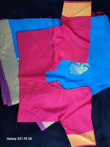 uppada pattu Elegant Blue saree
