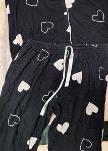 Comfortable Heart Print Pyjama Pants