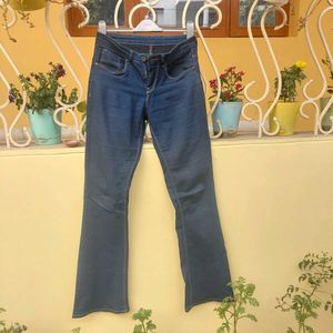 Boot Cut Blue Jeans