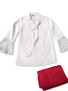 Cute Red Bell Bottom Outfit