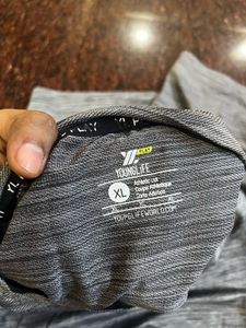 Men's Grey Marl Performance T-Shirt
