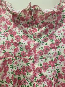 Floral Print Puff Sleeve Mini Dress