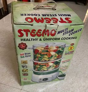 🆕Steemo Multi Steam Cooker - Healthy Cooking