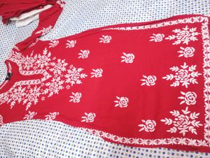 new silk saree handwork kurt