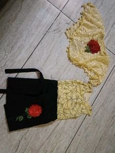 Cute Yellow &amp; Black Kids Outfit