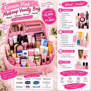 🎀 Pink Beauty Vanity | Makeup + Skincare