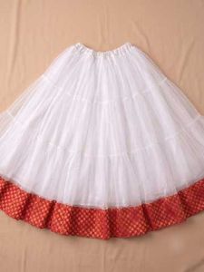 Stunning Red &amp; White Lehenga Choli Set