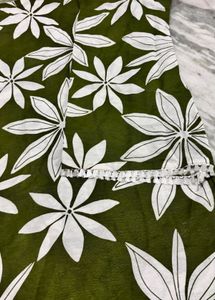 Stylish Green Floral Print tunic