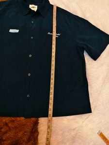 NEW Bonkers Navy Blue Short Sleeve Shirt