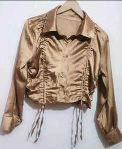 Tan Color Party Wear Top Girl & Woman  34 Bust