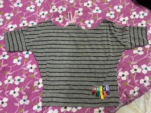 Striped Off-Shoulder Top