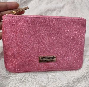 Roberto Cavalli Sparkly Pink Pouch
