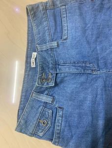 Denim Roll-Cuff Shorts