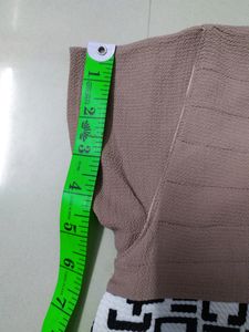 Unused Beige Short Dress For Women Size XS To S