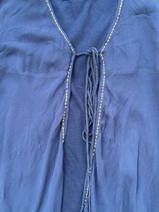 rangriti Blue Bohemian Style Shrug with to