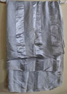 Sparkling Silver Hijab Scarf