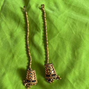 Summer  Sale🔥 Golden Grey Jewellery w Earrings