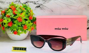 Miu Mi Black Cat-Eye Sunglasses