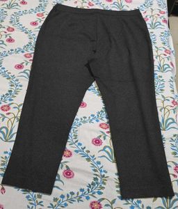 Marks &amp; Spencer Classic Grey Patterned Trousers