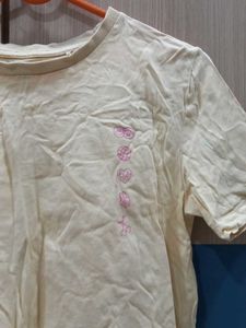 Cream Graphic T-Shirt