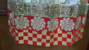 Price drop Red and cream party wear suit