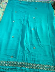 Saree With Unstitched Blouse